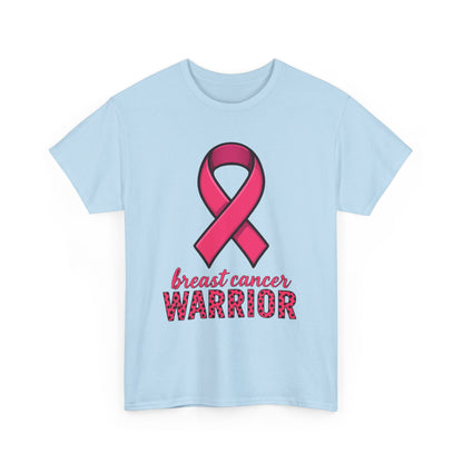 Breast Cancer Warrior Pink Ribbon Tee