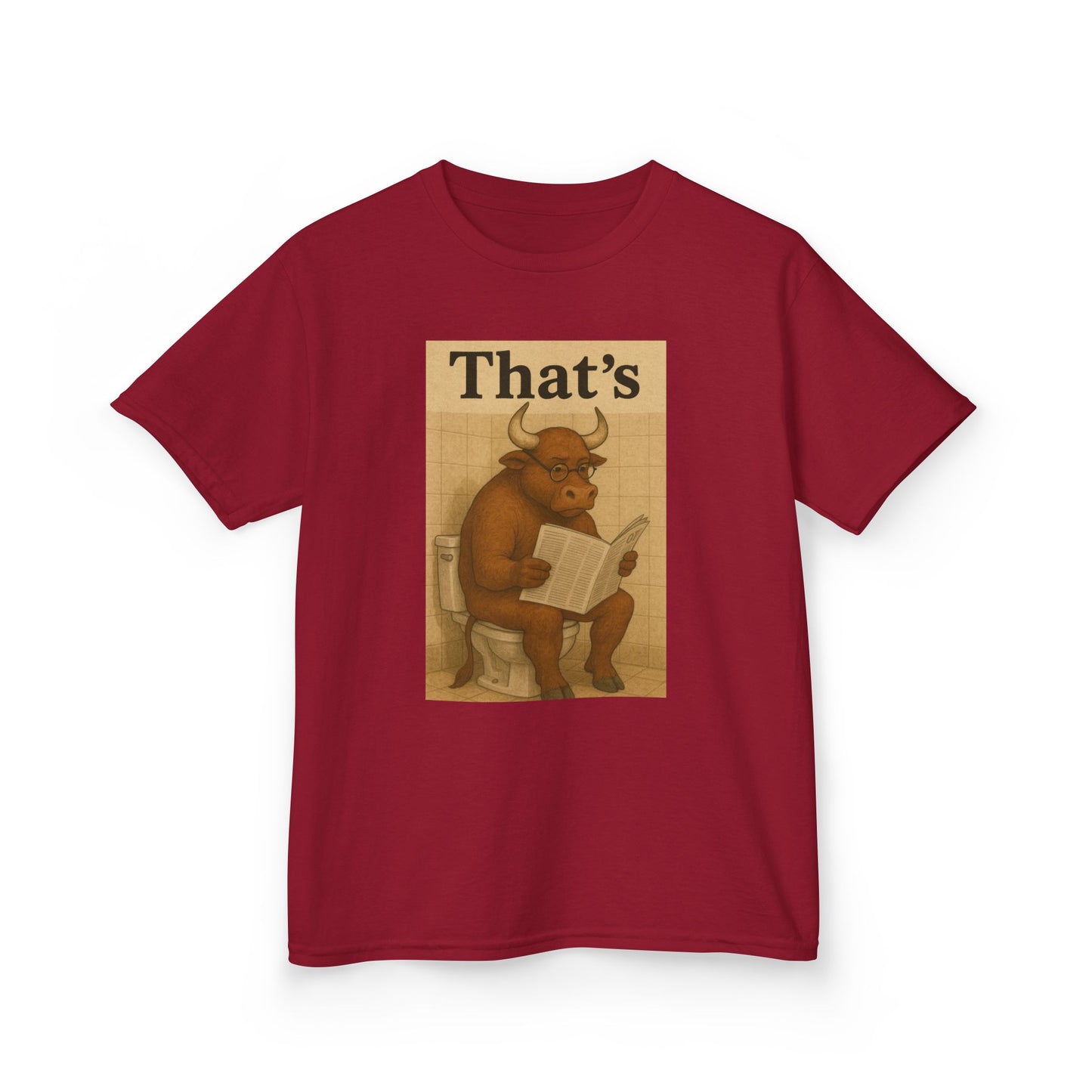 Bull Market Bathroom Break - Funny Kids Tee