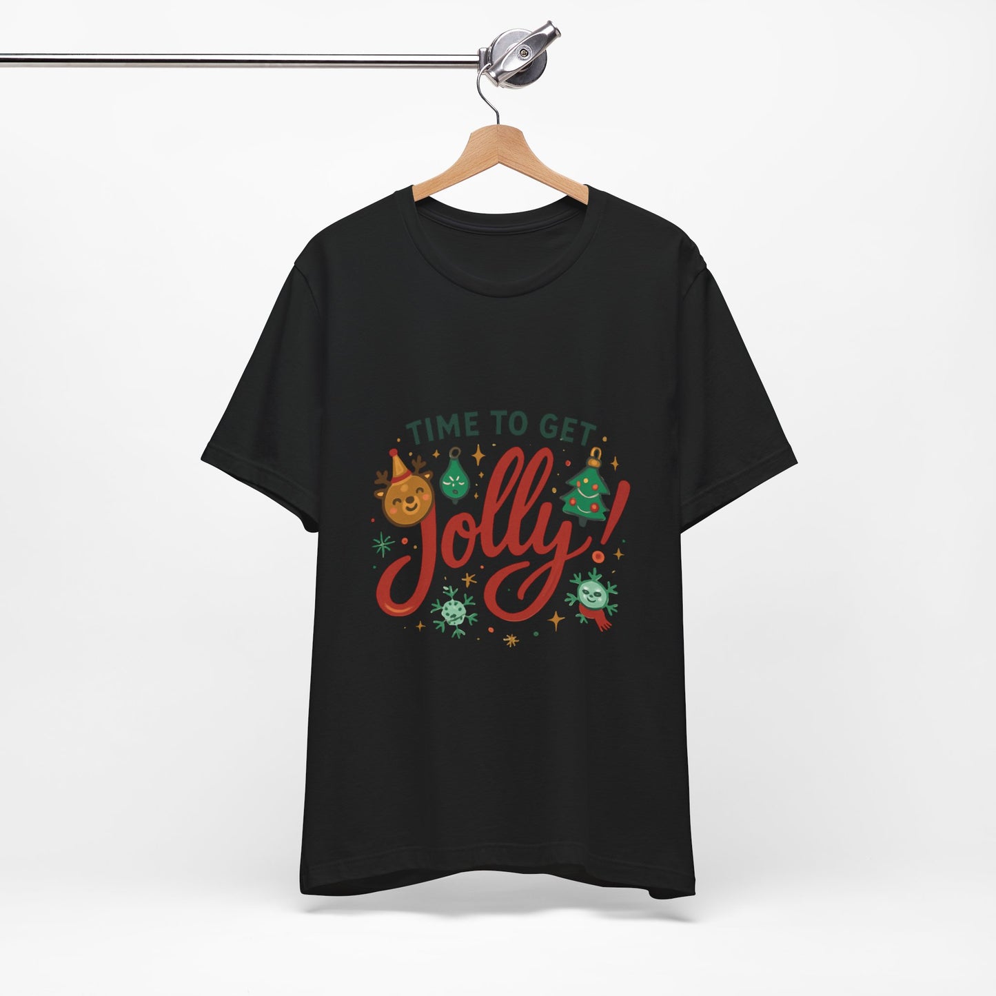 Time to Get Jolly! Christmas Tee — Festive Holiday Graphic T-Shirt