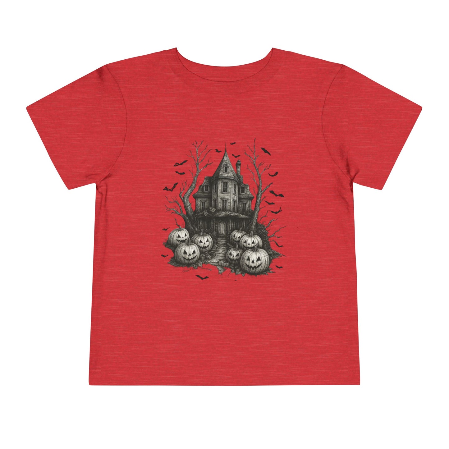 Spooky Halloween House Toddler Christmas Tee