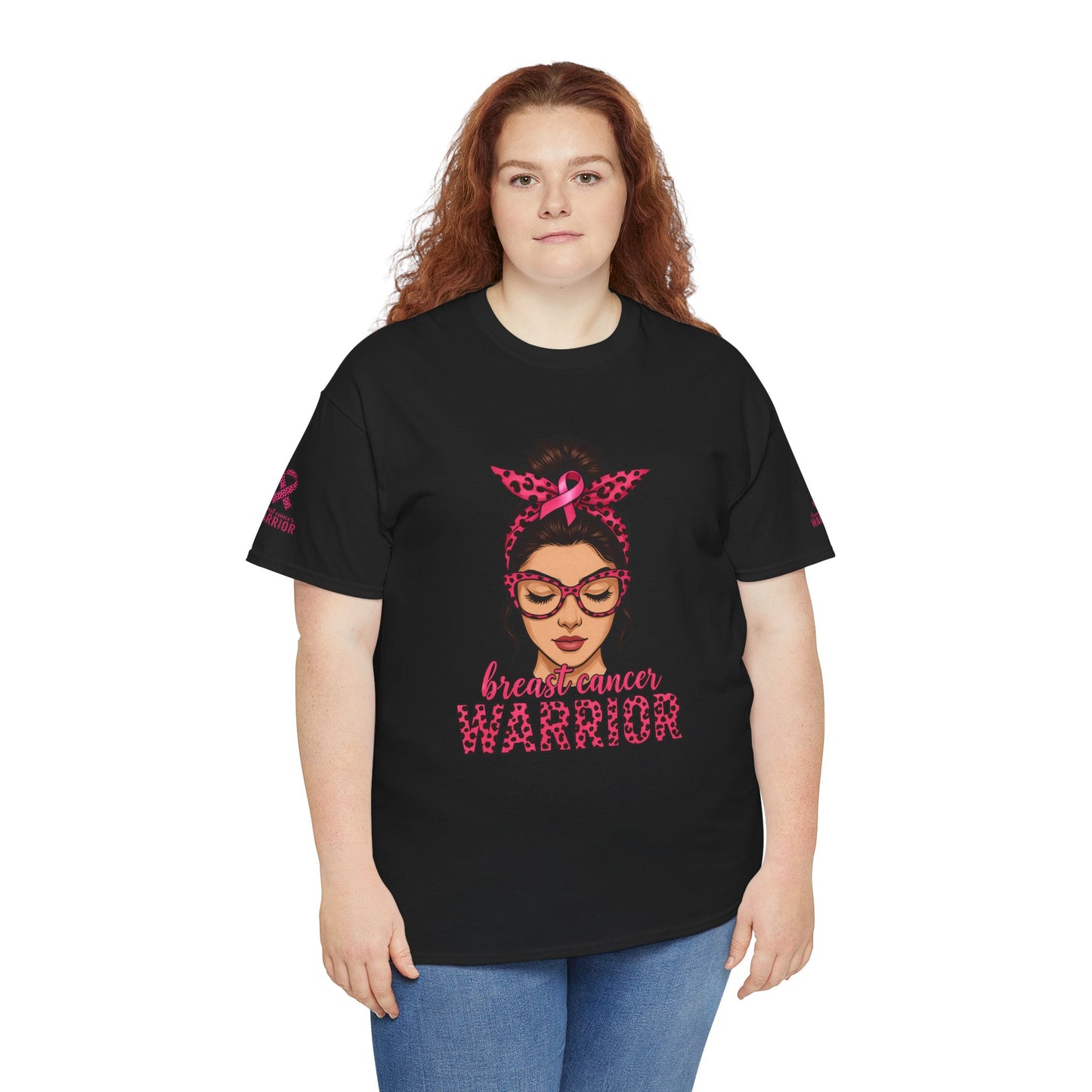 Breast Cancer Warrior Tee, Inspirational T-Shirt for Survivors, Supportive Gift for Cancer Awareness Events, Unisex Cotton Top, [...]