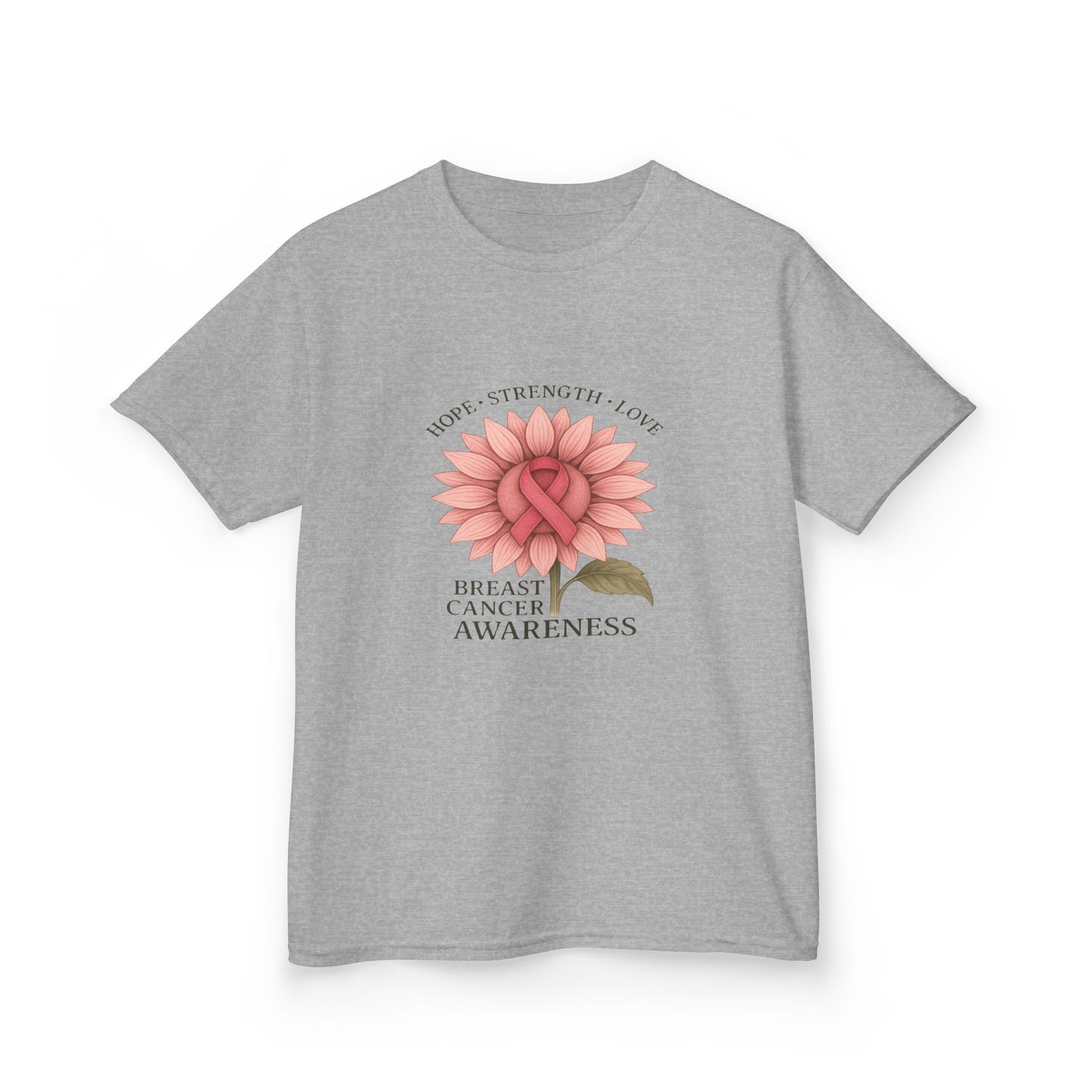 Breast Cancer Awareness Dino Tee - Hope, Strength, Love