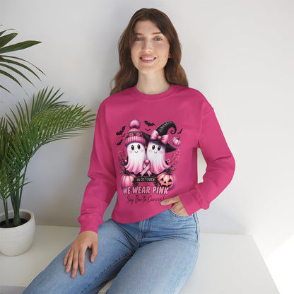 Boo-tiful Breast Cancer Awareness Halloween Crewneck