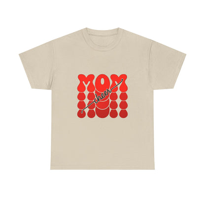 Retro Mom Cheer Tee – Bold Support & Spirit Shirt