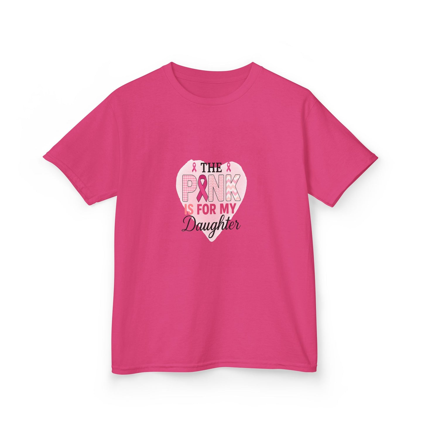 Pink Dinosaur Daughter Tee - Breast Cancer Awareness