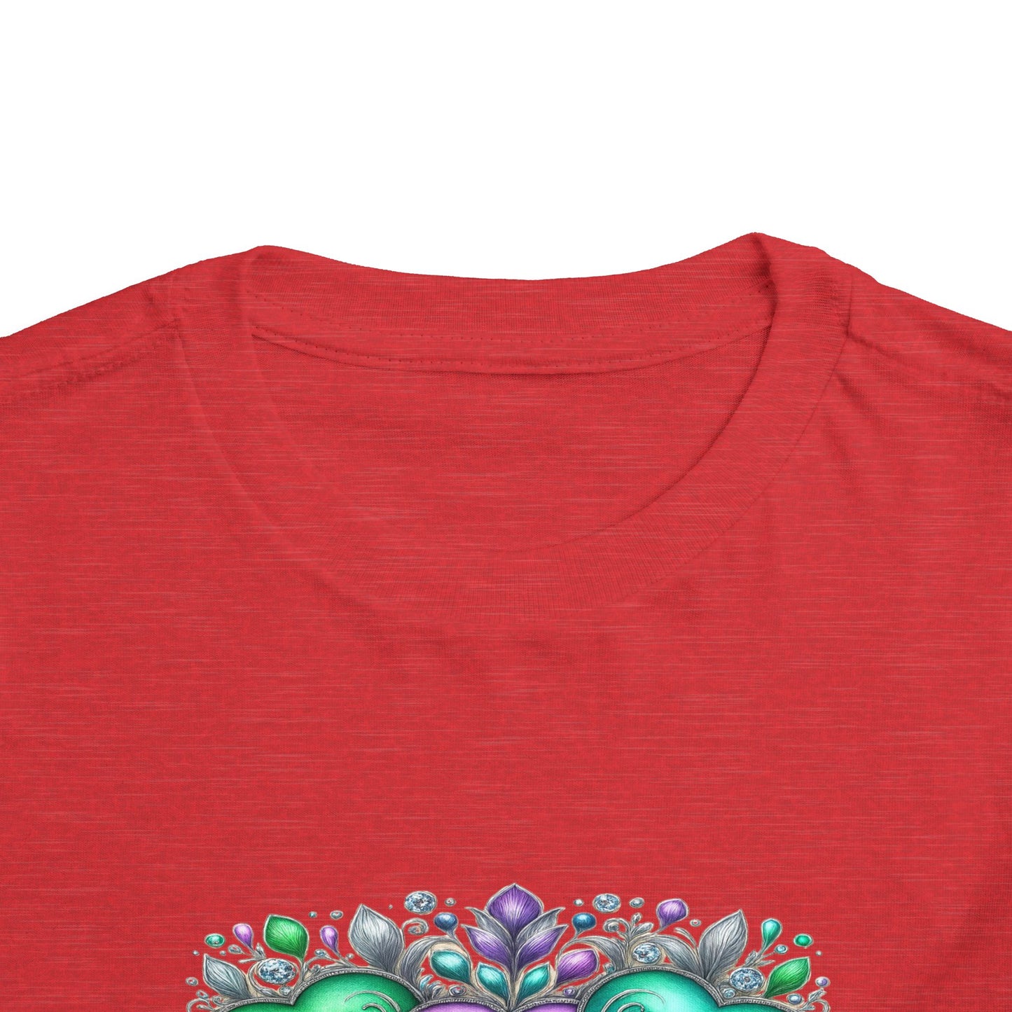 Toddler Tee Live Laugh Love Floral Design