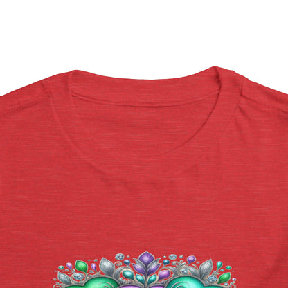 Toddler Tee Live Laugh Love Floral Design