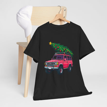 Pink SUV Christmas Tree Tee