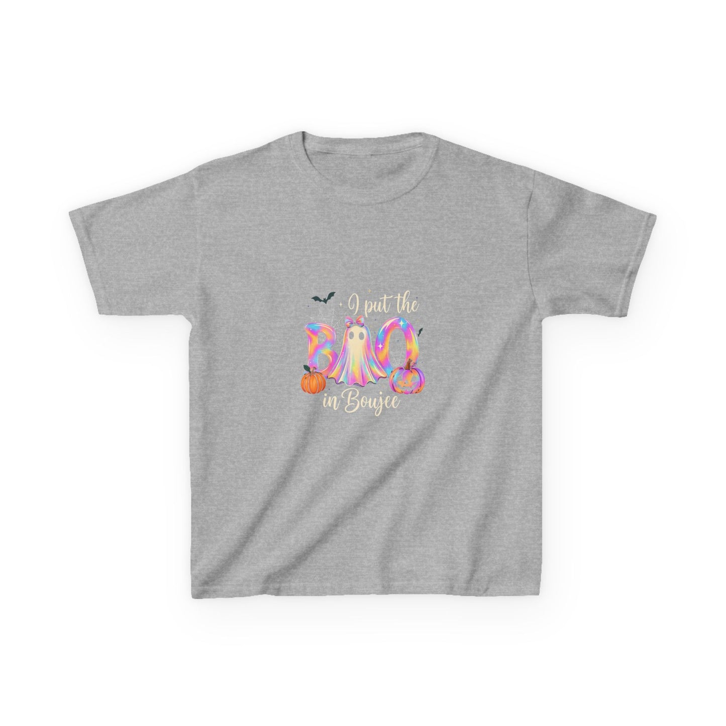 Boo-jee Halloween Tee - Rainbow Ghost & Pumpkins