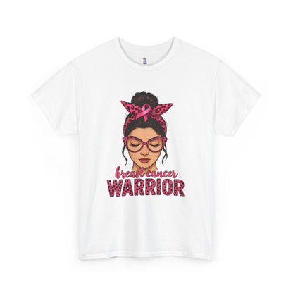 Breast Cancer Warrior Tee, Inspirational T-Shirt for Survivors, Supportive Gift for Cancer Awareness Events, Unisex Cotton Top, [...]