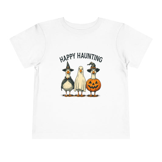 Happy Haunting Goose Halloween Tee
