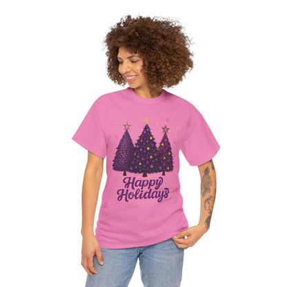Christmas Tree Unisex Tee - Happy Holidays Design