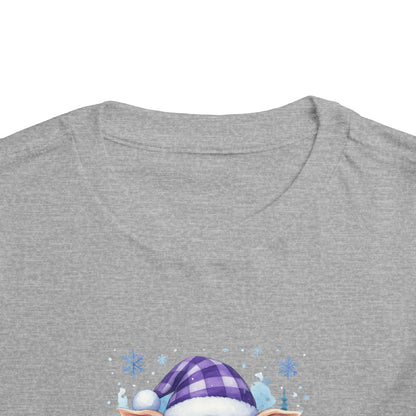 Chillin' Piggy Toddler Christmas Tee