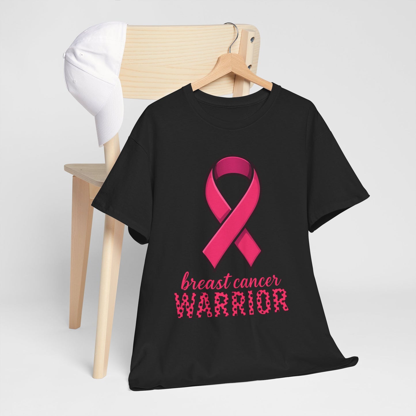 Breast Cancer Warrior Pink Ribbon Tee