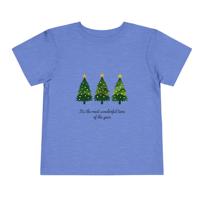 Watercolor Christmas Trees Toddler Tee