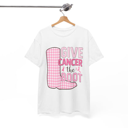 Give Cancer the Boot - Breast Cancer Awareness Tee