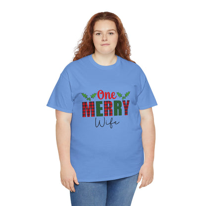 One Merry Wife Christmas Tee