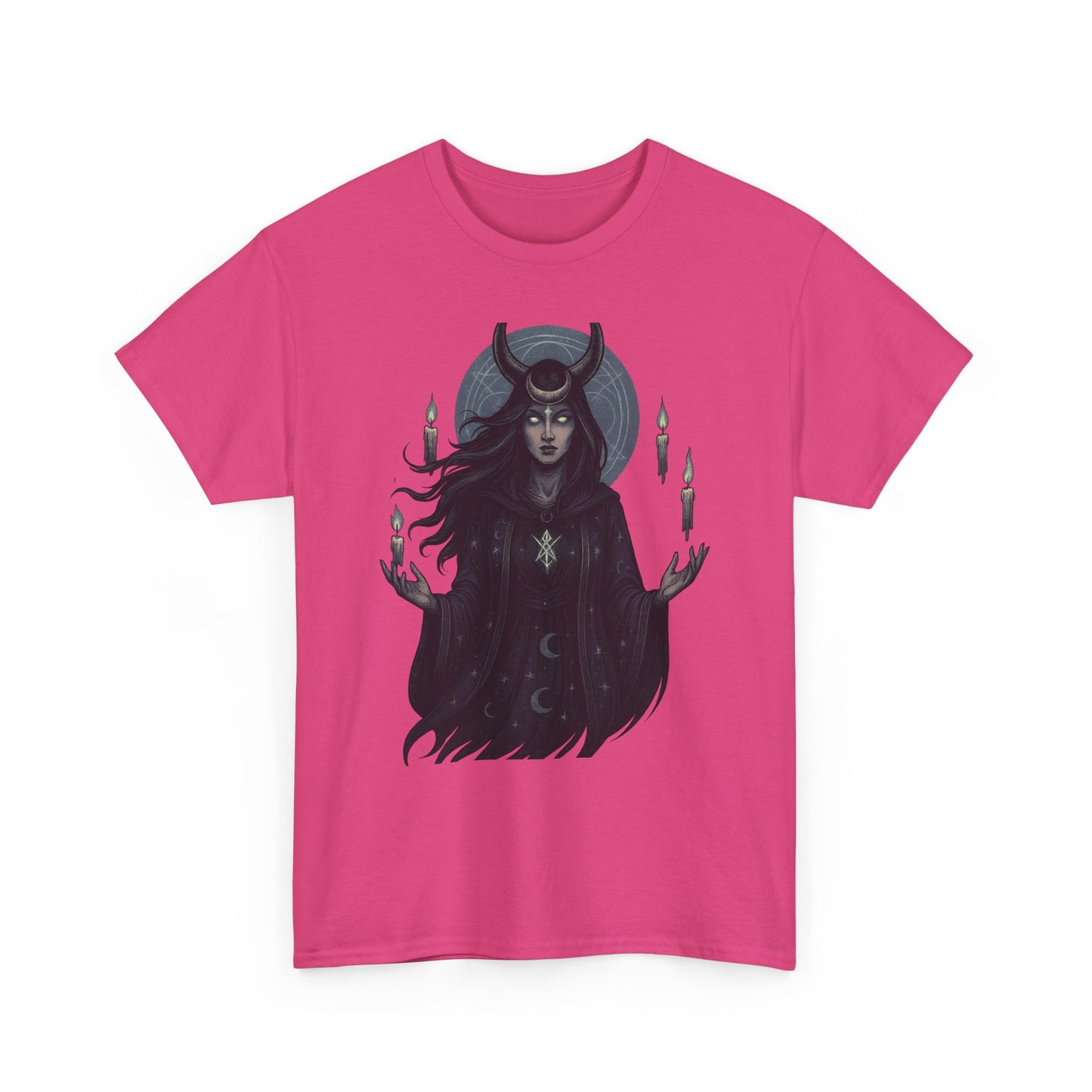 Moonlit Sorceress – Enchanted Candlelight Tee