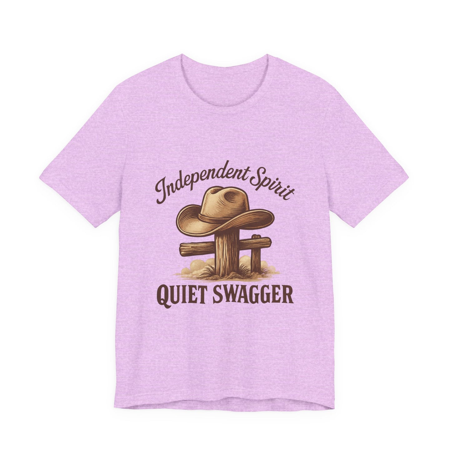 Quiet Swagger Cowboy Tee — Independent Spirit Western T-Shirt