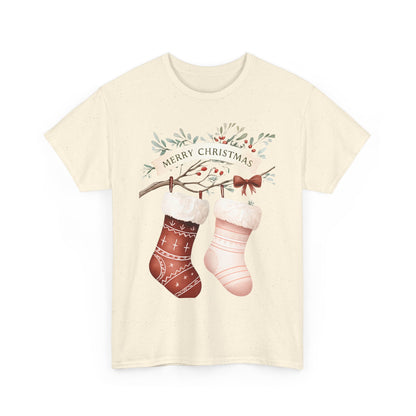 Watercolor Christmas Stocking Tee - Hope & Love