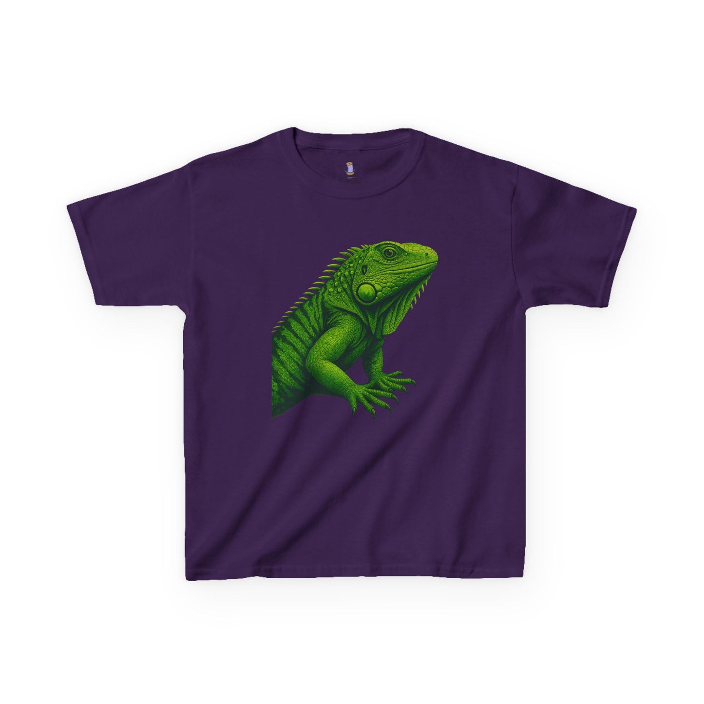 Green Iguana Kids Tee - Fun Shirt for Nature Lovers, Birthday Gift, Summer Wear, Animal Lovers, Eco-Friendly Clothing