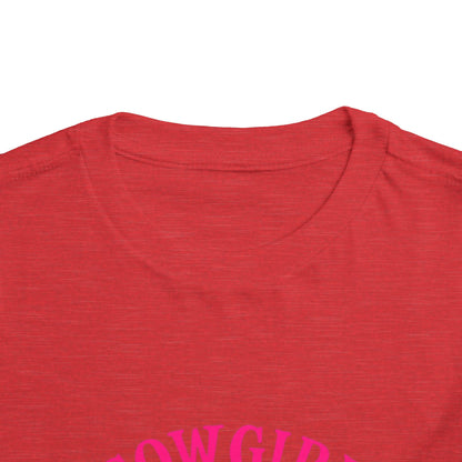 Cowgirl Christmas Club Tee - Pink Retro Holiday Shirt