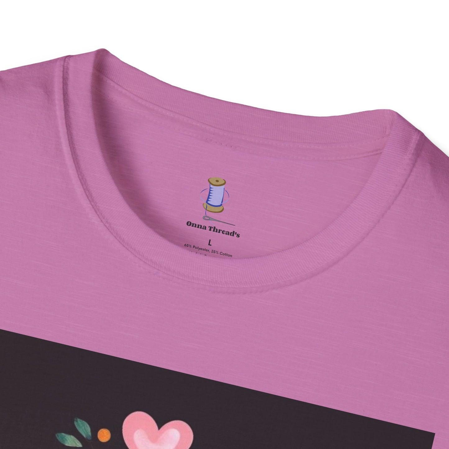 Colorful Latina Floral Tee - Celebrating Culture, Unisex Softstyle T-Shirt, Gift for Latina Pride, Floral Design, Everyday Wear