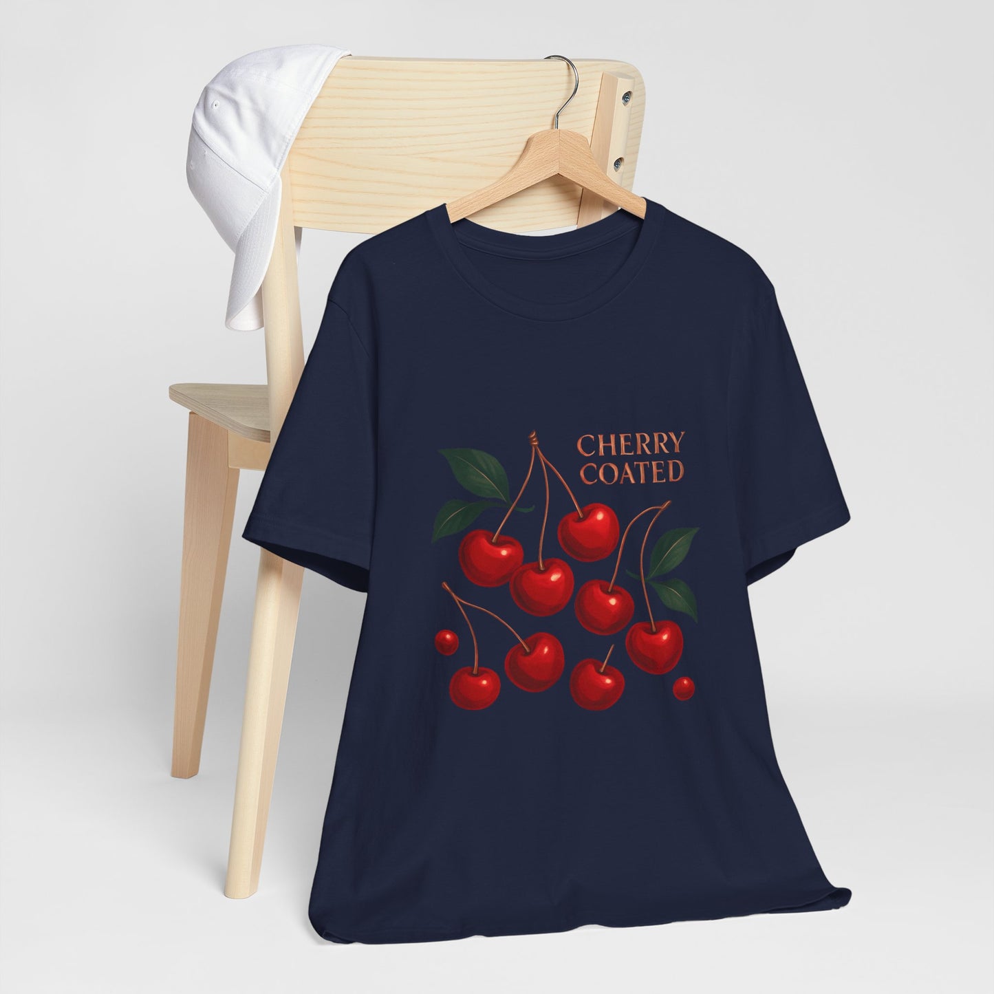 Cherry Coated Tee — Vintage Cherry Graphic T-Shirt
