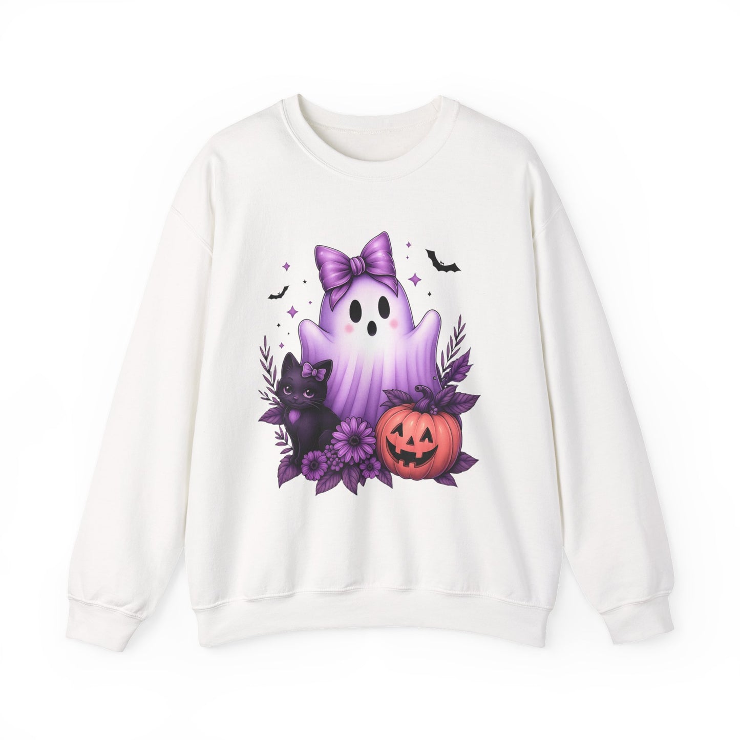 Cute Halloween Ghost Crewneck Sweatshirt
