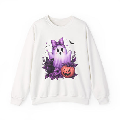 Cute Halloween Ghost Crewneck Sweatshirt