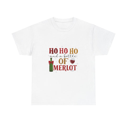 Ho Ho Ho Merlot Christmas Tee