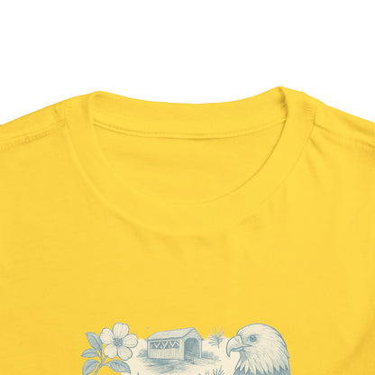 Toddler Tee - NC Landmarks Vintage First in Flight Design