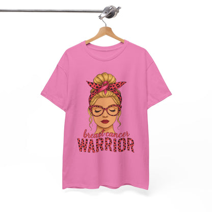 Camiseta de guerrera contra el cáncer de mama - Apoyo del lazo rosa