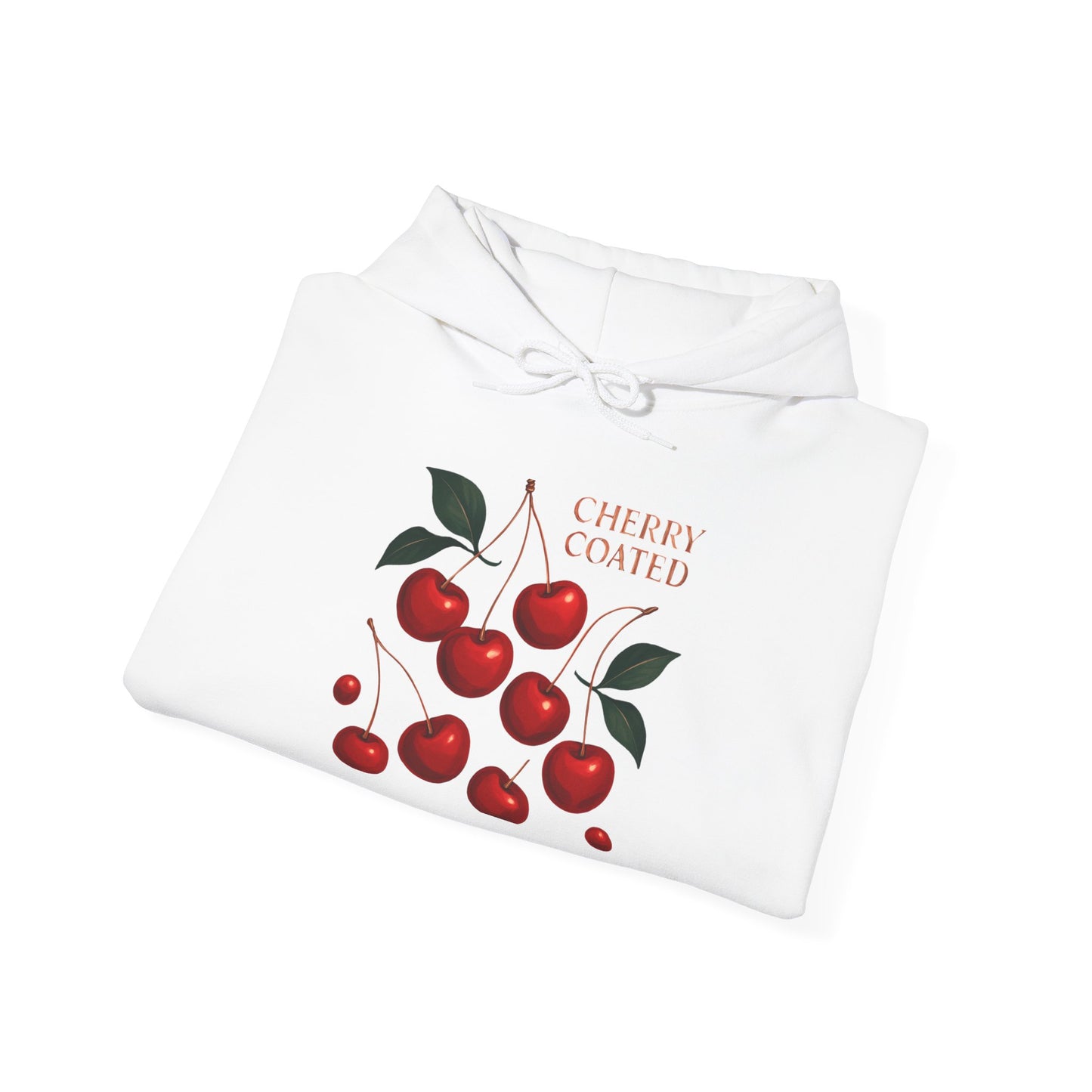 Cherry Cluster Hoodie — "Cherry Coated" Graphic Sweatshirt