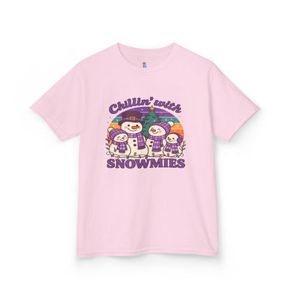 Kids Snowman Tee, Fun Winter T-Shirt, Holiday Gift for Kids, Christmas Apparel, Cute Snowmies Design, Cozy Cotton Tee