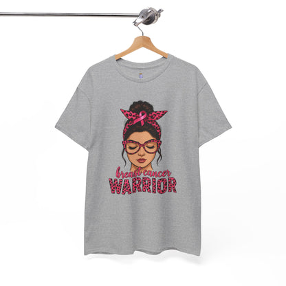 Breast Cancer Warrior Tee, Inspirational T-Shirt for Survivors, Supportive Gift for Cancer Awareness Events, Unisex Cotton Top, [...]