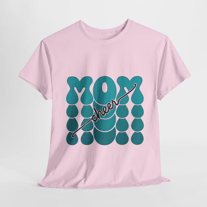 MOM Cheer – Turquoise Spirit Tee
