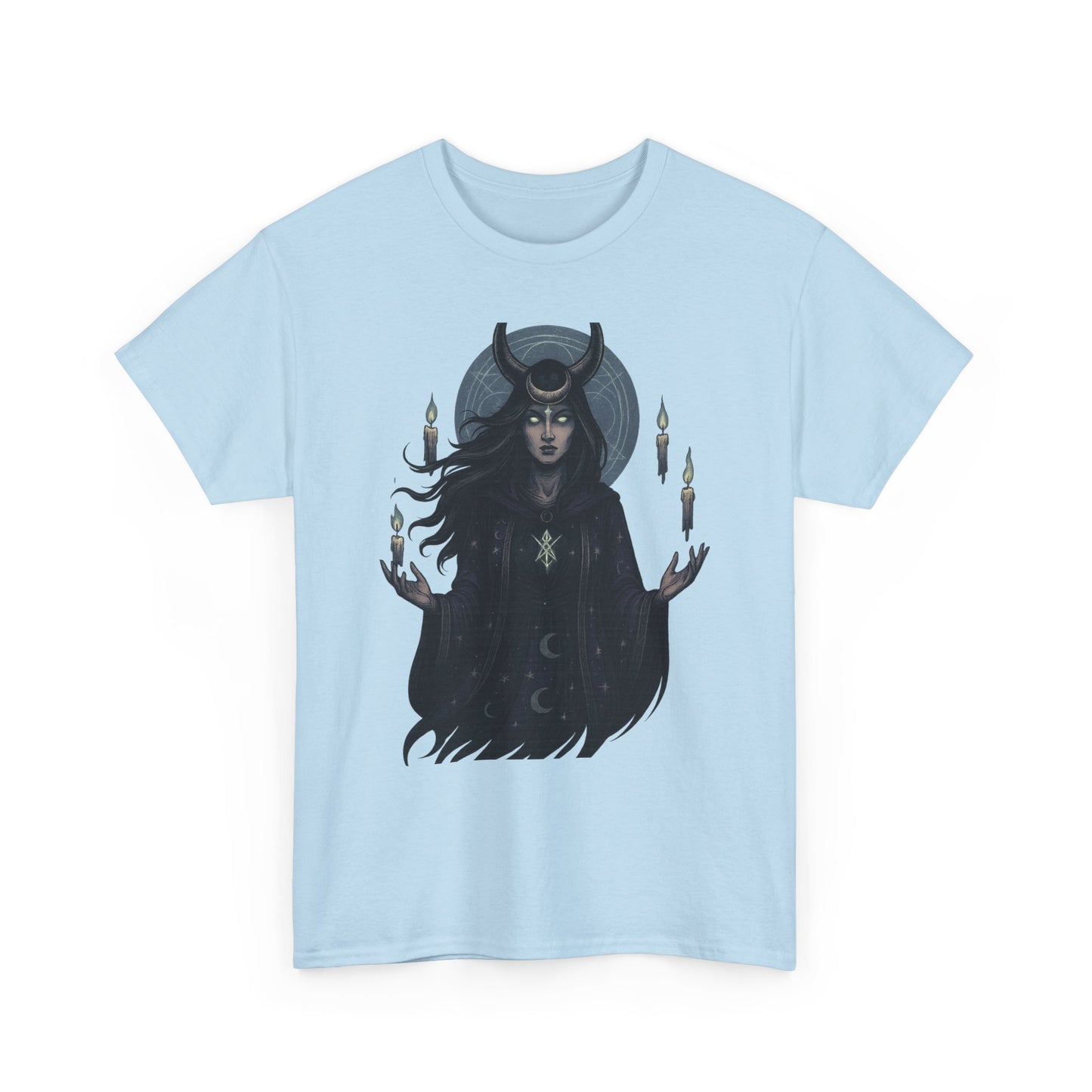 Moonlit Sorceress – Enchanted Candlelight Tee