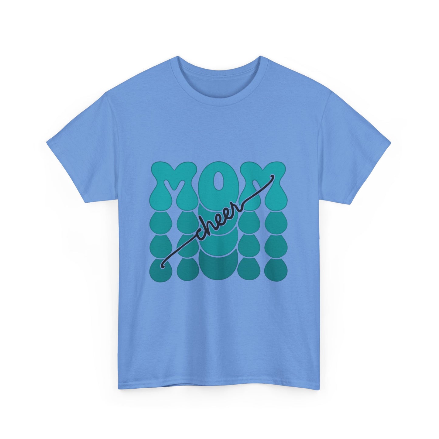 MOM Cheer – Turquoise Spirit Tee