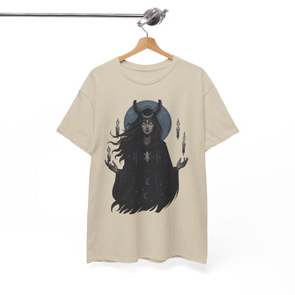 Moonlit Sorceress – Enchanted Candlelight Tee