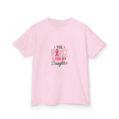 Pink Dinosaur Daughter Tee - Breast Cancer Awareness