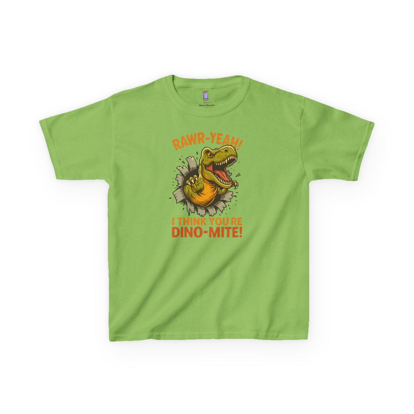 Dino-Mite Kids Tee - Fun Dinosaur T-Shirt for Boys and Girls, Perfect for Birthdays, Everyday Play, Dinosaur Lovers, Casual Wear