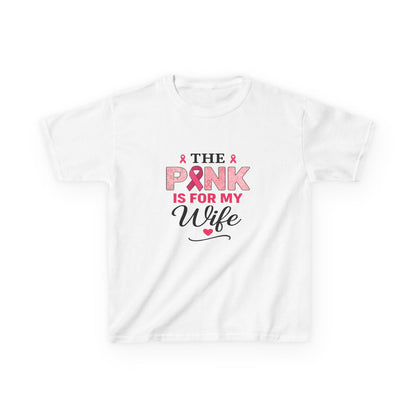 Pink Ribbon Wife Support Tee - Breast Cancer Awareness