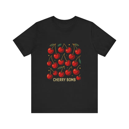 Cherry Bomb Tee — Cute Retro Cherries Graphic T-Shirt