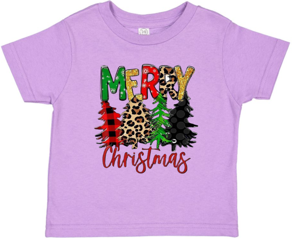 Merry Christmas Trees 2 Kid T-Shirt