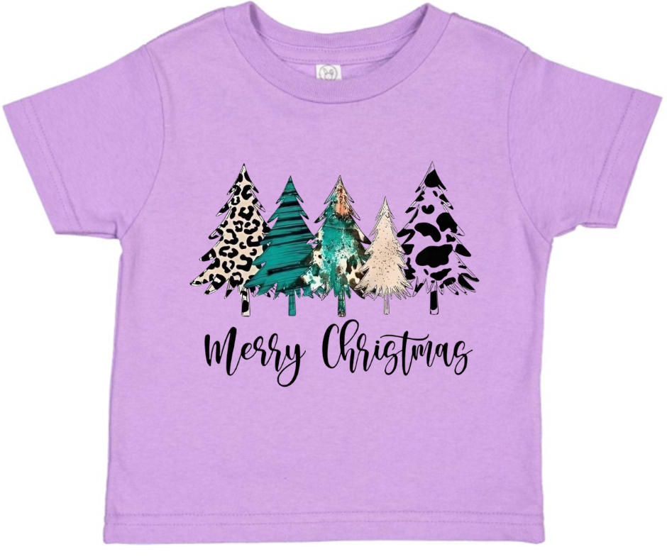 Merry Christmas Trees Kid T-Shirt