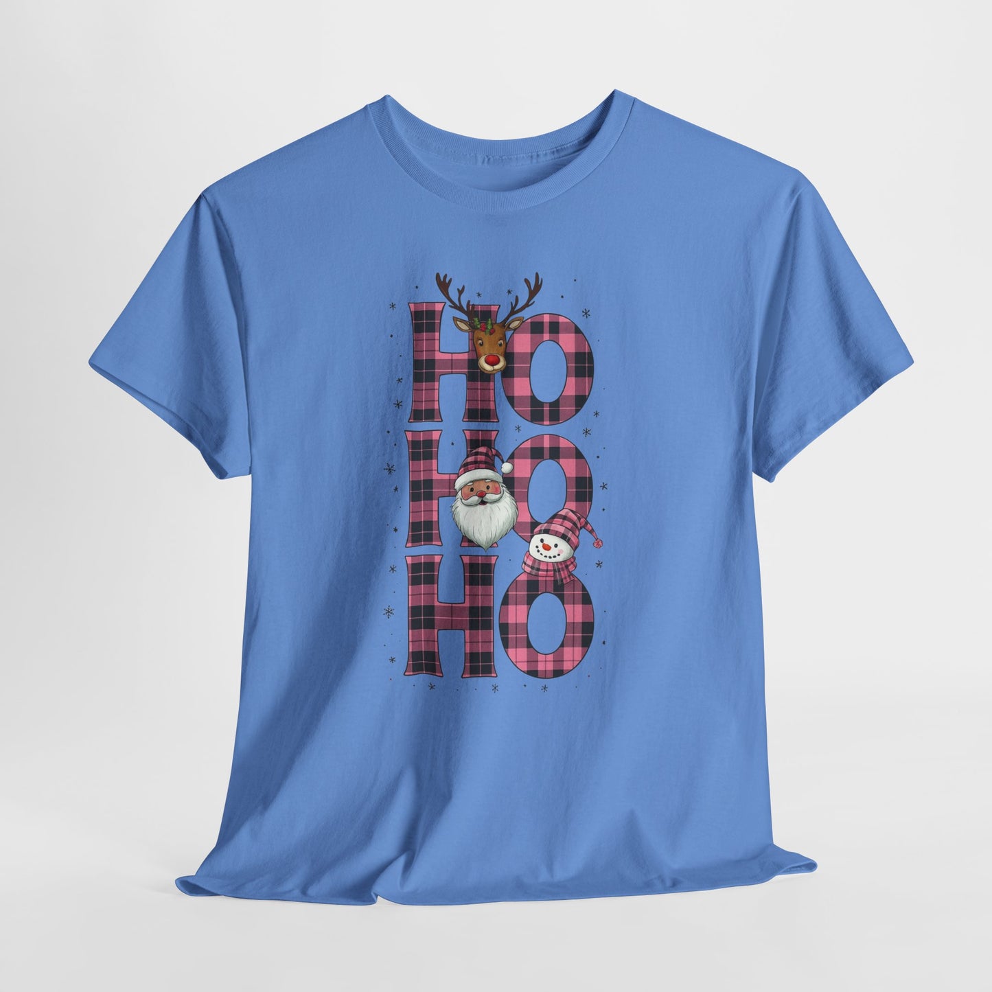 Ho Ho Ho Plaid Holiday Tee