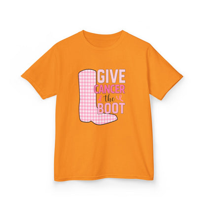 Give Cancer the Boot: Dinosaur Christmas Tee