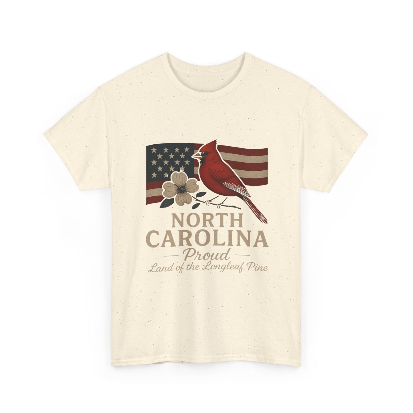 NC Pride: Cardinal, Dogwood & State Flag Tee