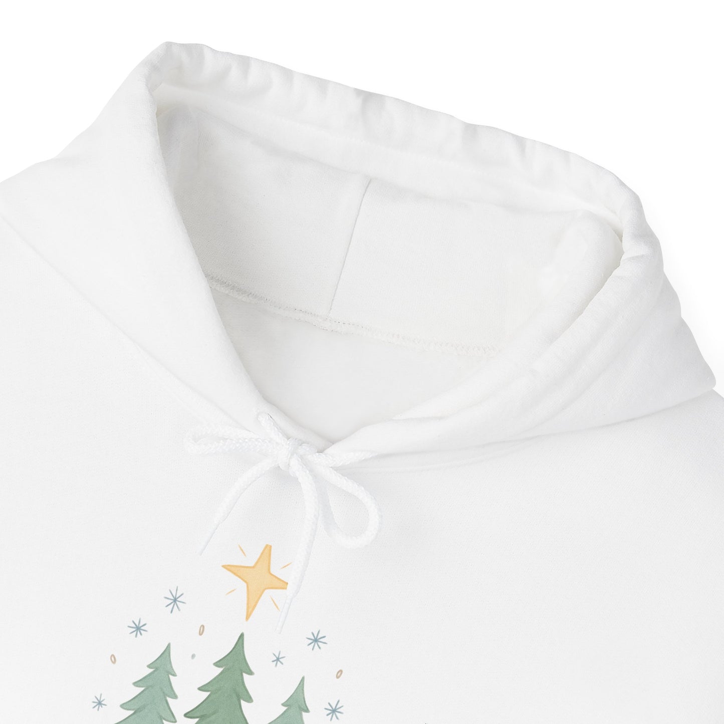 Holiday Hoodie - "Peace on Earth" Christmas Tree Pullover